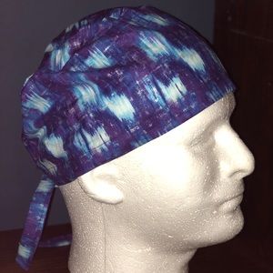 Tie back style surgical cap